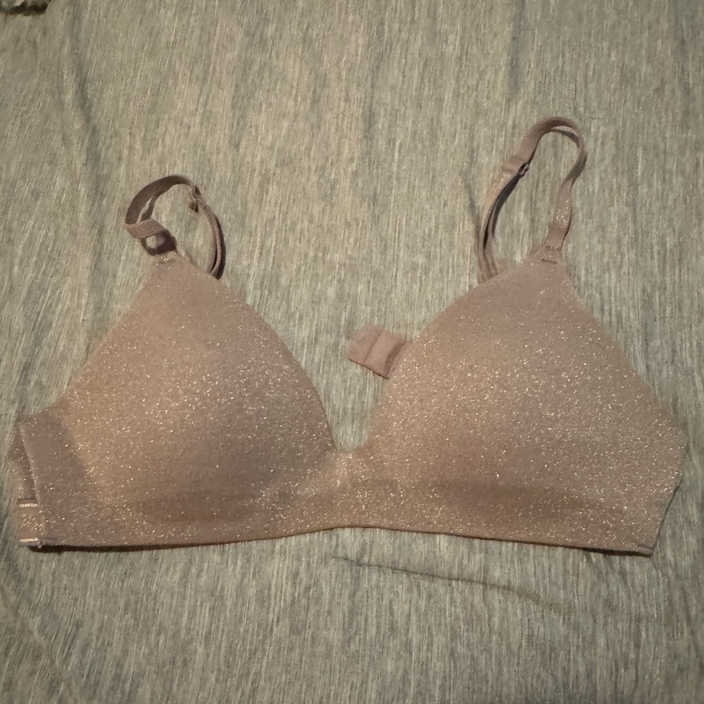 Pink Sparkly Bra 34C